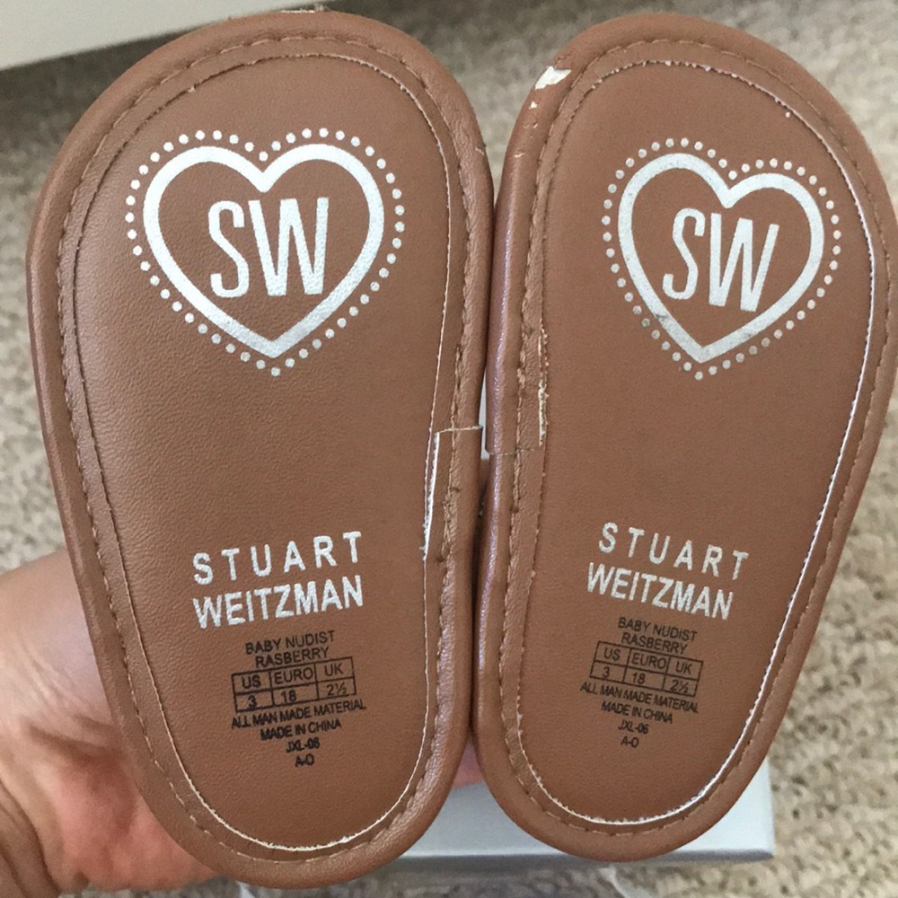 Brand new Stuart Weitzman baby nudist sandals - Picture 3 of 6